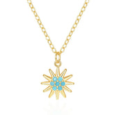 AERIE TURQUOISE SUNBURST NECKLACE